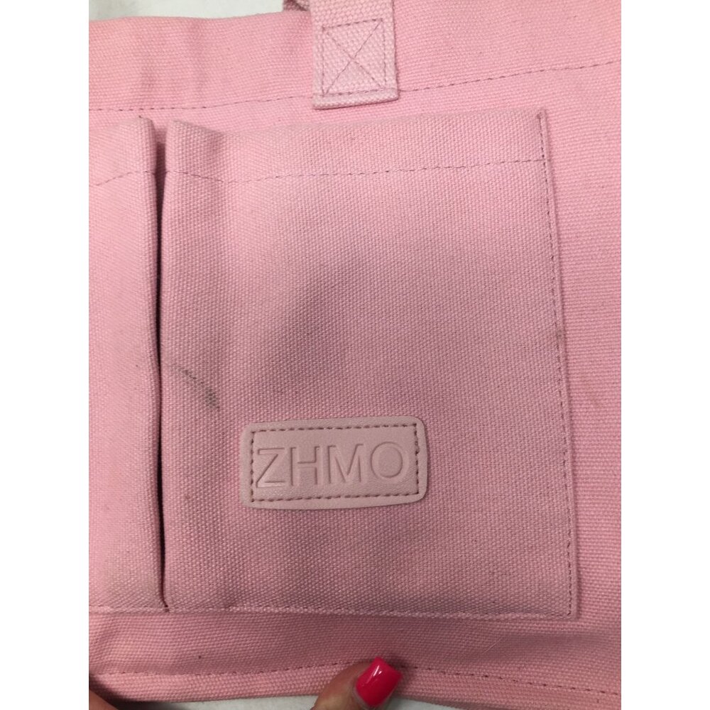 Women's ZHMO Pink Canvas Tote bag - Picture 9 of 16